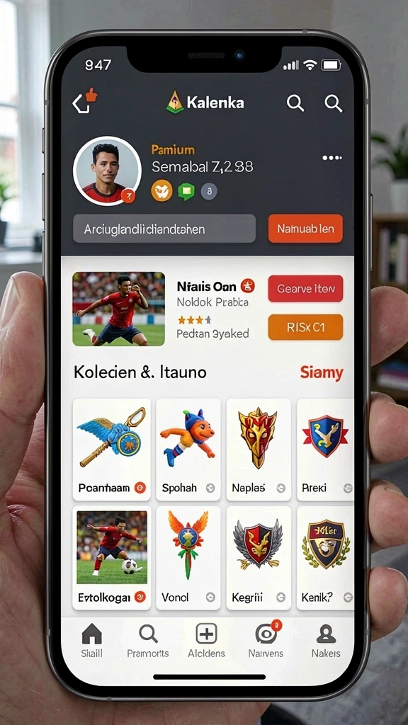 lakutoto - Tampilan antarmuka yang menarik dan intuitif.