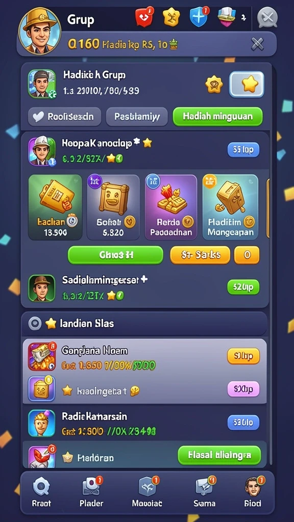 okjk - Tampilan awal game OKJK yang menarik.