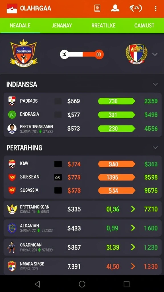 sobatgaming - Tampilan antarmuka yang menarik dan modern.